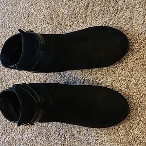 Report Faux Suade Ankle Boots